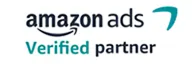 Amazon Verified Partner Certification image. Amazon marketing agency